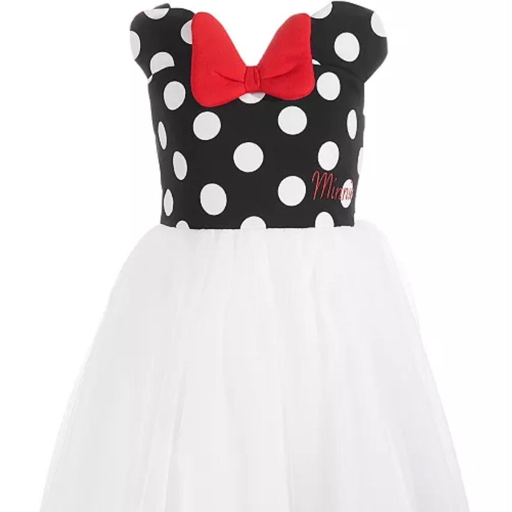 Disney Minnie Mouse Tutu Polka Dot & Mesh Dresss